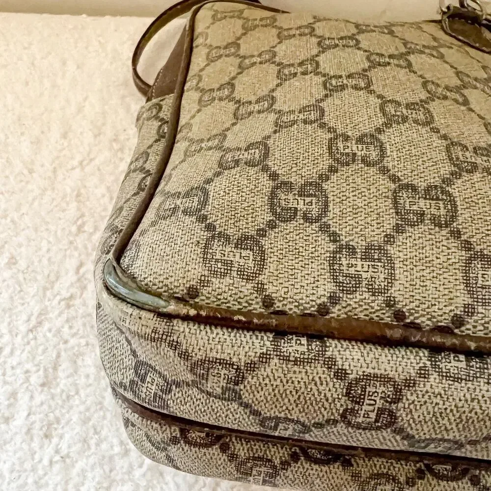 Gucci Brown and Tan Crossbody Bag - Picture 5 of 13